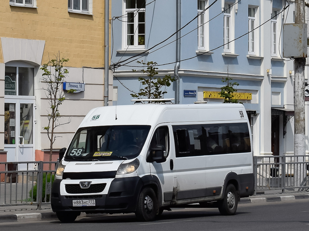 Тульская область, Нижегородец-2227SK (Peugeot Boxer) № Н 883 НС 777