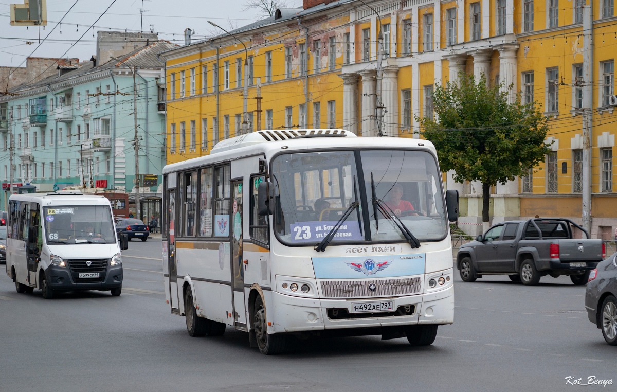 Рязанская область, ГАЗ-A64R42 Next № А 599 СР 62; Рязанская область, ПАЗ-320412-04 "Вектор" № Н 492 АЕ 797