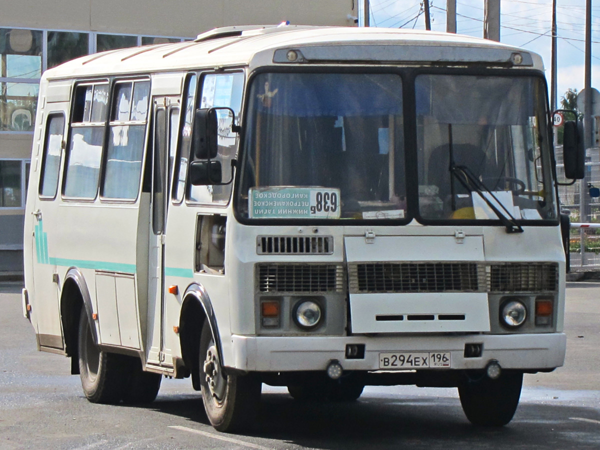 Свердловская область, ПАЗ-32053 № В 294 ЕХ 196