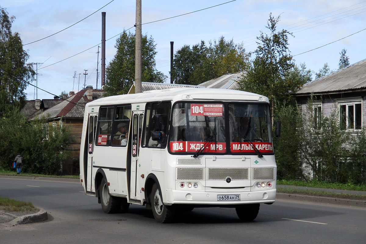 Архангельская область, ПАЗ-320540-22 № О 658 АН 29 — Фото — Автобусный  транспорт