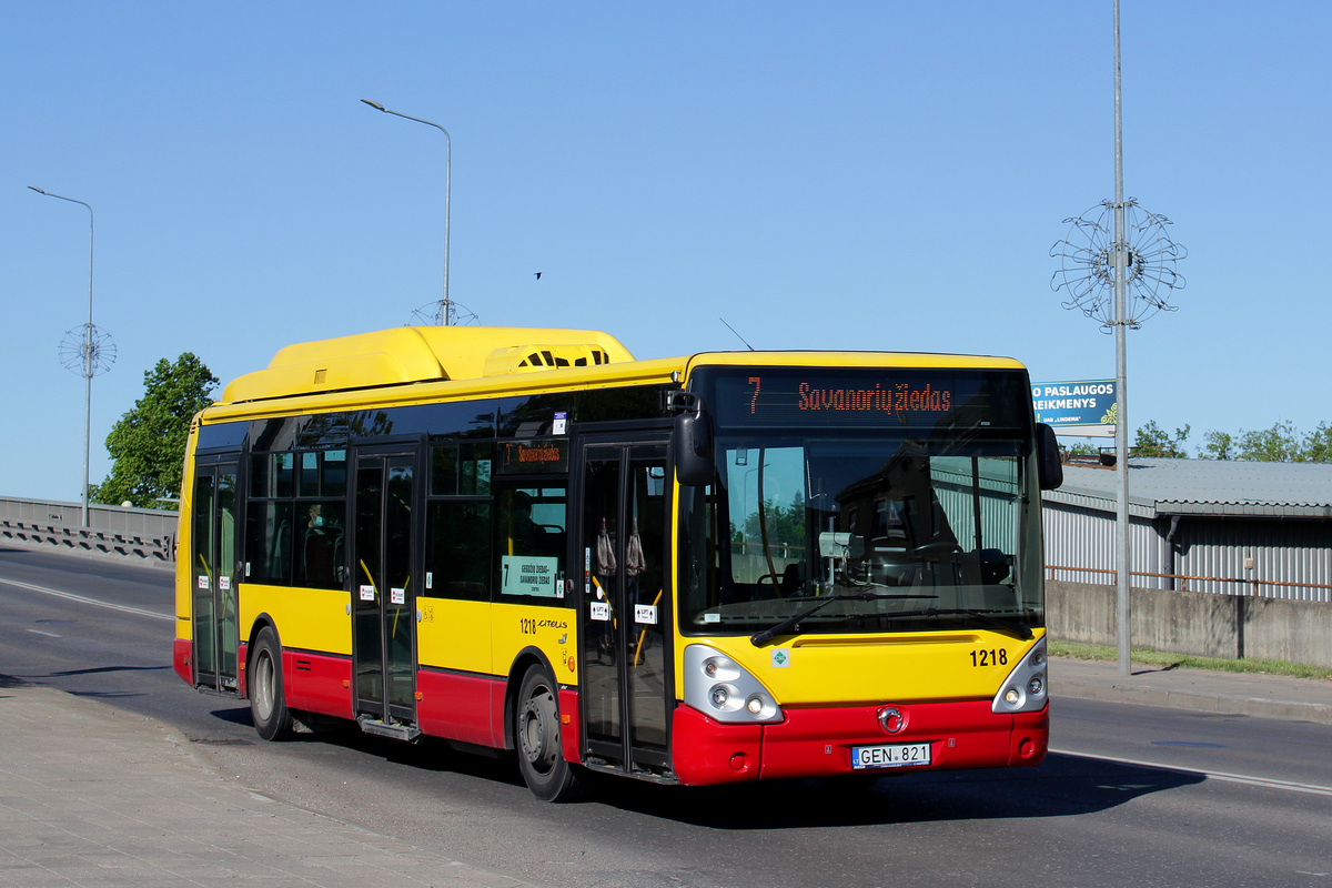 Литва, Irisbus Citelis 12M CNG № 1218