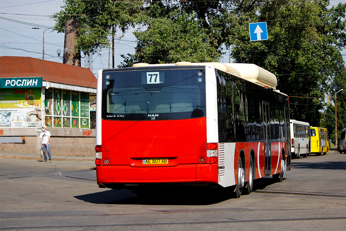 Днепрапятроўская вобласць, MAN A26 Lion's City LL NL313-15 CNG № AE 3077 AB