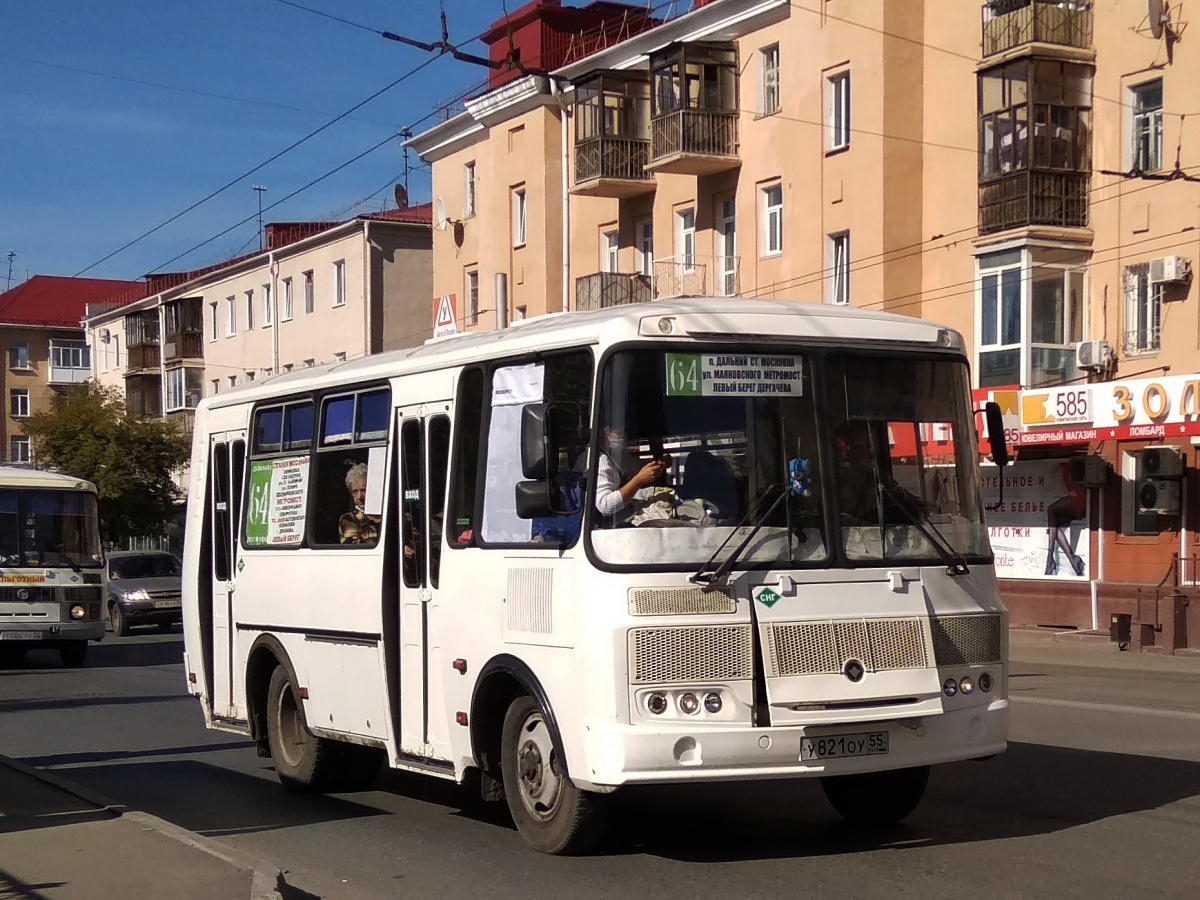 Омская область, ПАЗ-32054 № 7590