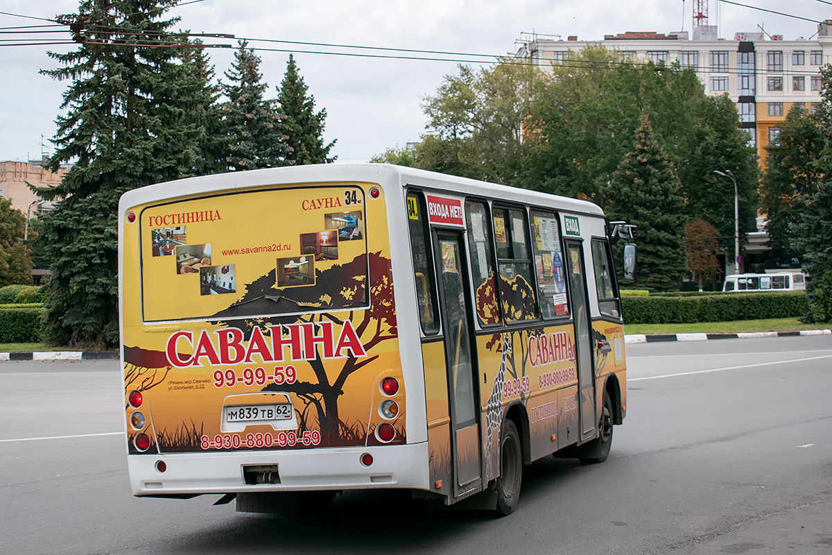 Рязанская область, ПАЗ-320402-05 "Вектор" № М 839 ТВ 62