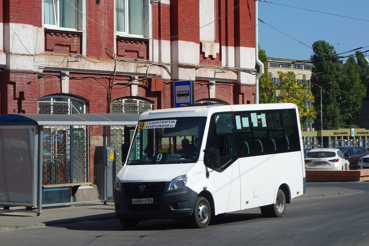 Саратовская область, ГАЗ-A64R42 Next № А 690 ТХ 164 — Фото — Автобусный  транспорт