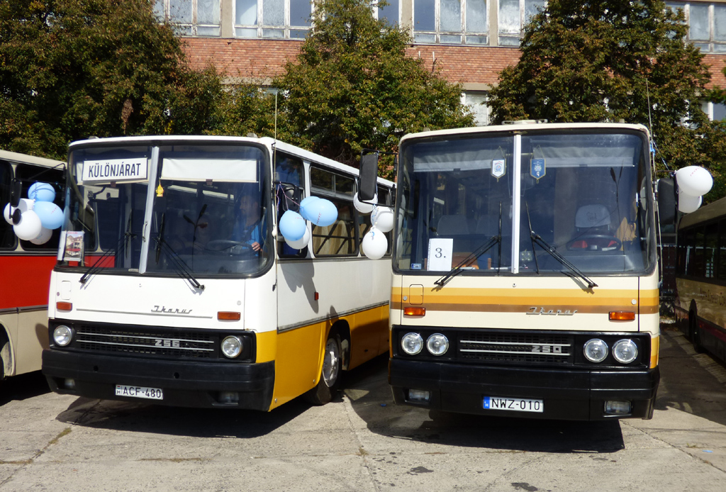 Венгрия, Ikarus 256.54 № ACF-480; Венгрия, Ikarus 250.59 № NWZ-010; Венгрия — 14. Ikarus Nap, Budapest Mátyásföld (2020)