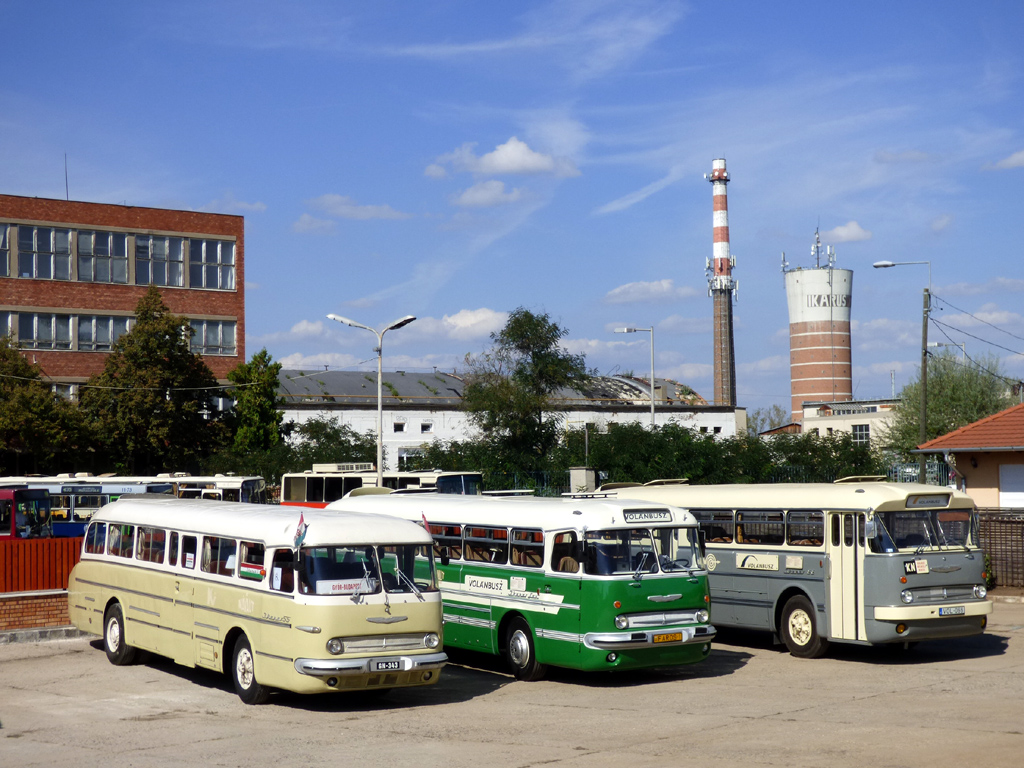 Венгрия, Ikarus  55 № P-01640 20; Венгрия, Ikarus  55.14 № FAROS-1; Венгрия, Ikarus  66.62 № VOL-066; Венгрия — 14. Ikarus Nap, Budapest Mátyásföld (2020)