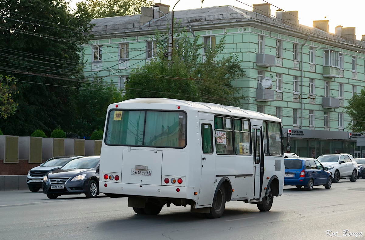 Рязанская область, ПАЗ-32053 № О 618 СУ 62