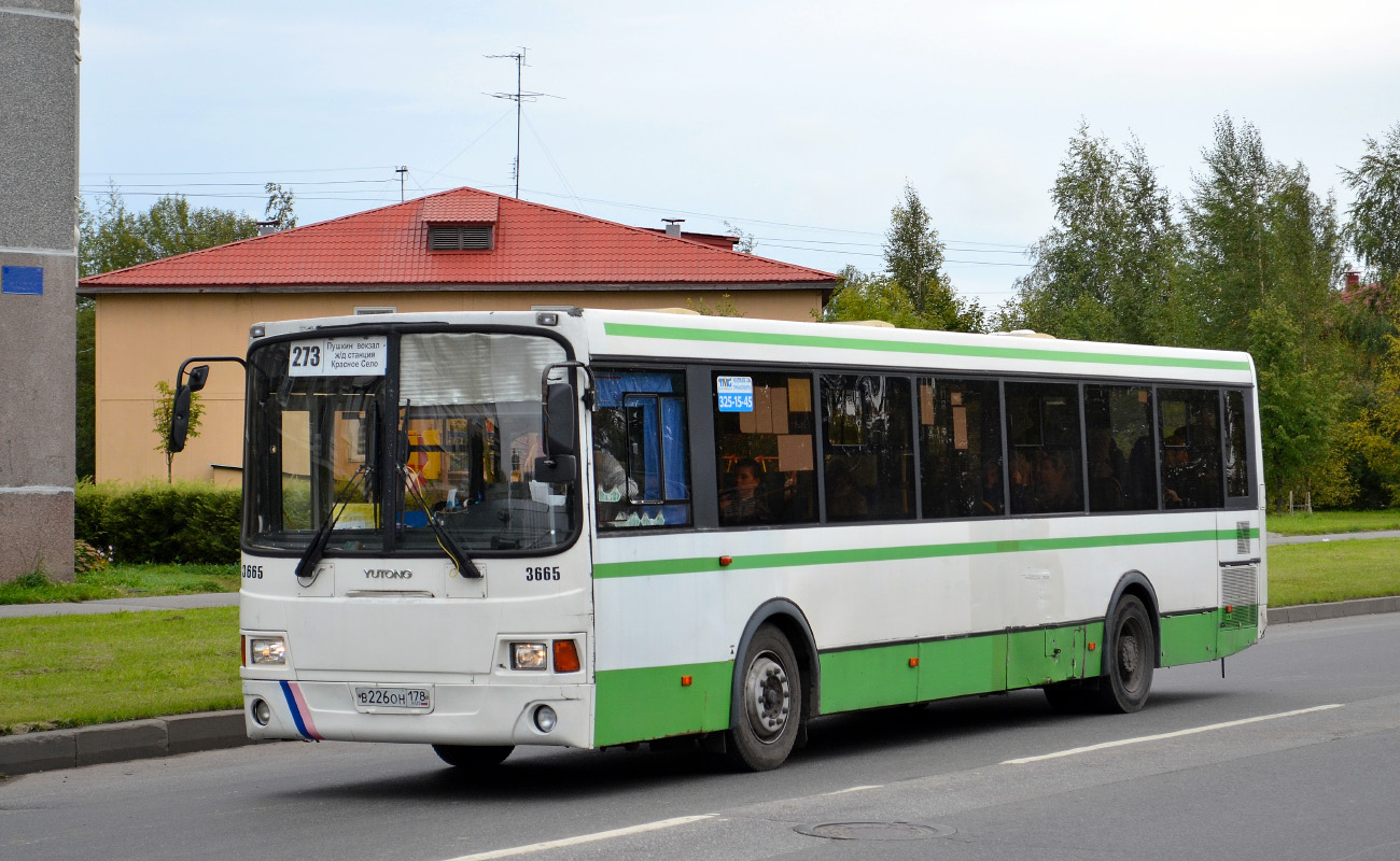 Санкт-Петербург, ЛиАЗ-5293.60 № 3665