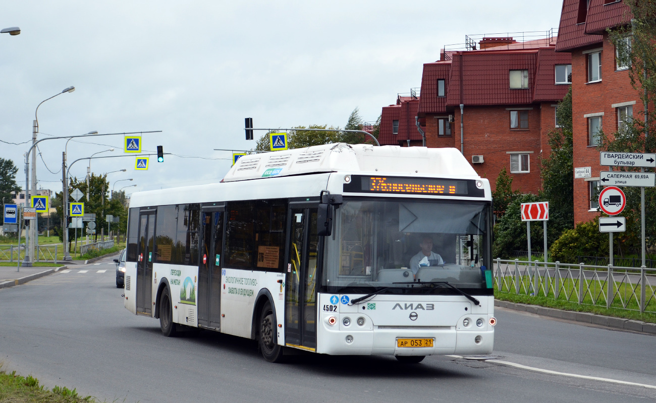 Санкт-Петербург, ЛиАЗ-5292.67 (CNG) № 4502