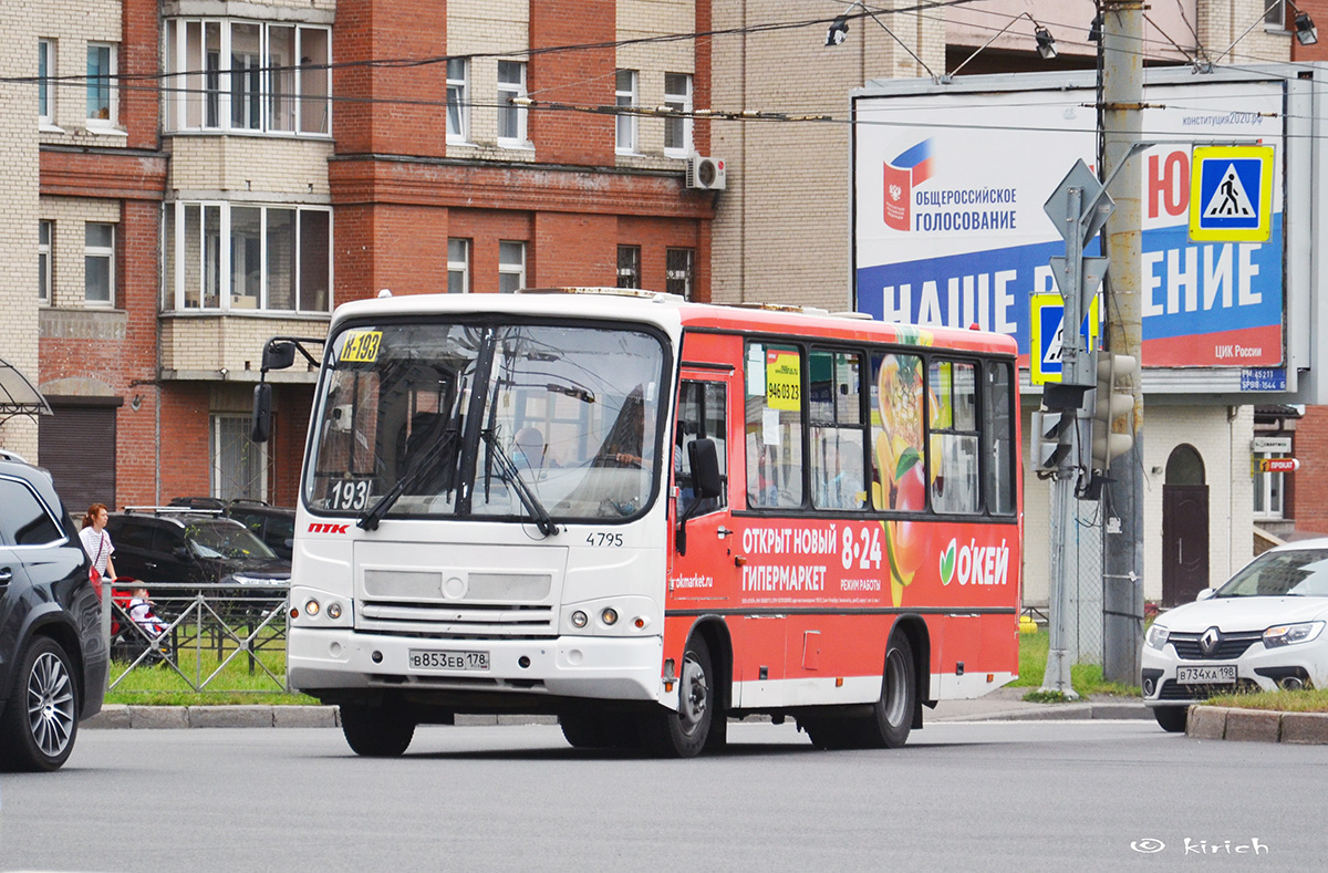 Санкт-Петербург, ПАЗ-320402-03 № n795