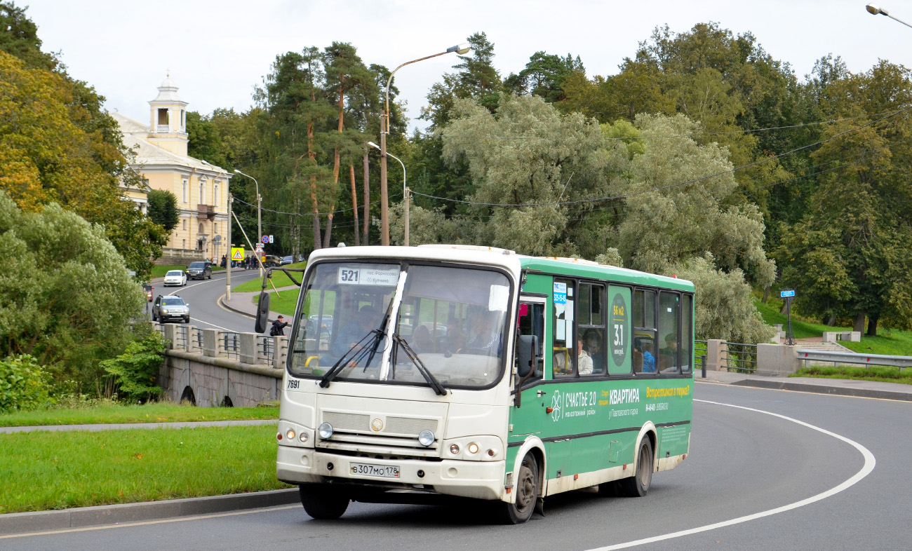 Санкт-Петербург, ПАЗ-320412-05 № 7691