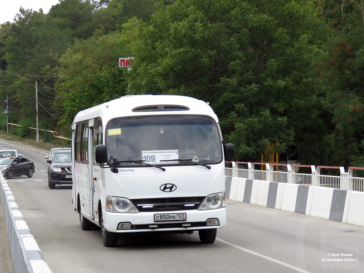 Краснодарский край, Hyundai County Kuzbass № С 850 МК 123