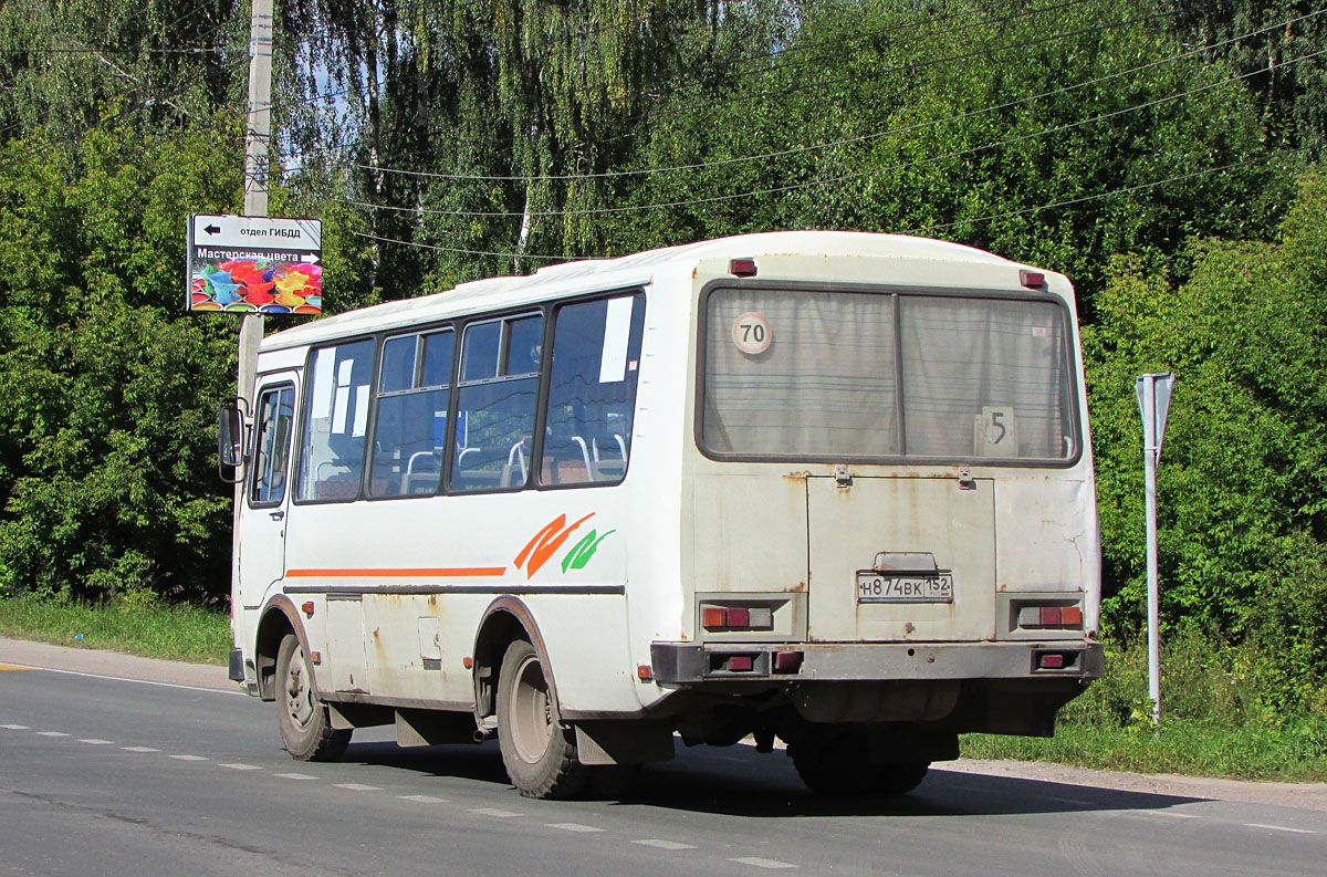 Nizhegorodskaya region, PAZ-32054 # Н 874 ВК 152