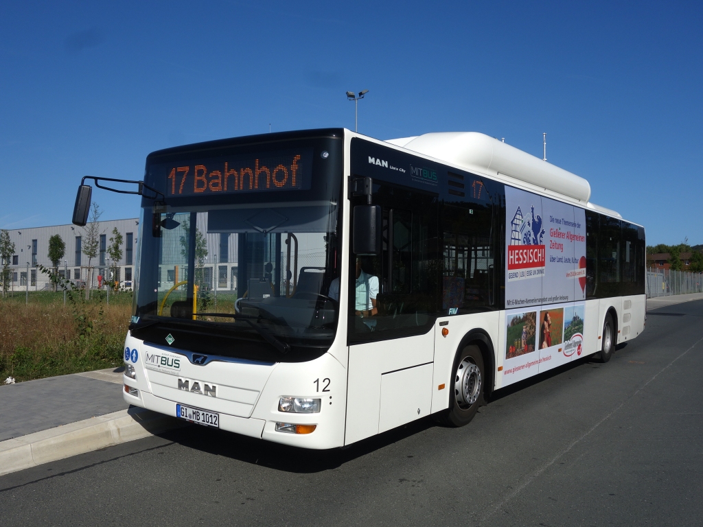 Гессен, MAN A21 Lion's City NL313 CNG № 12