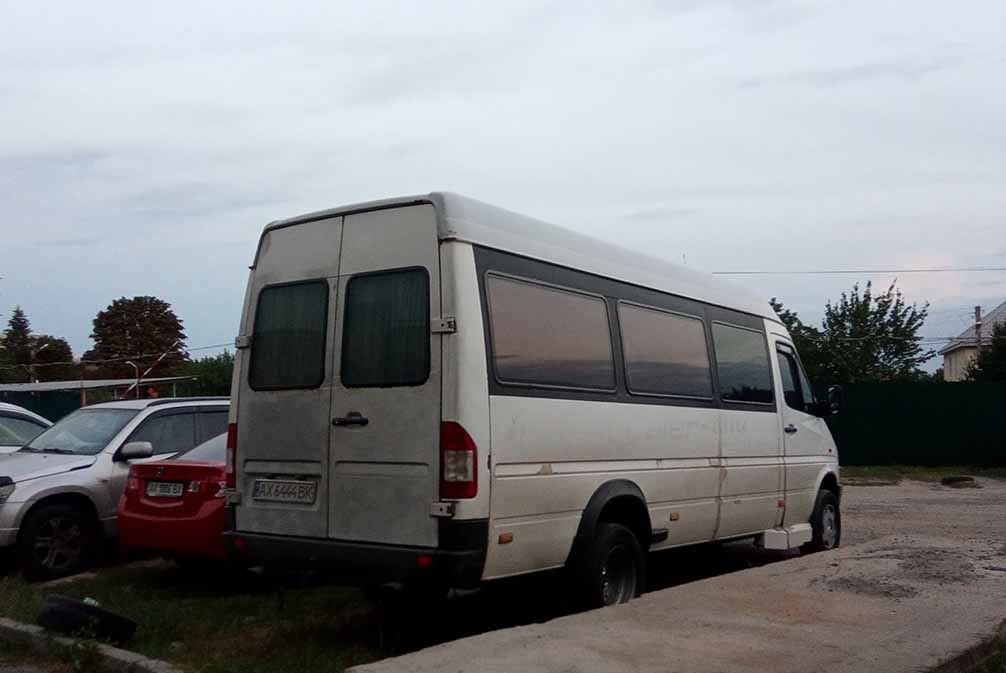 Харьковская область, Mercedes-Benz Sprinter W904 412D № AX 6444 BK