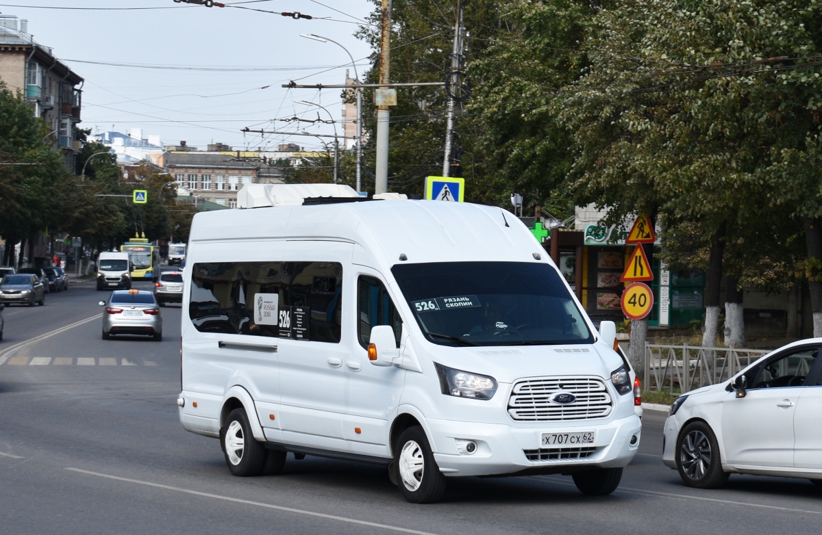 Рязанская область, Ford Transit FBD [RUS] (Z6F.ESG.) № Х 707 СХ 62