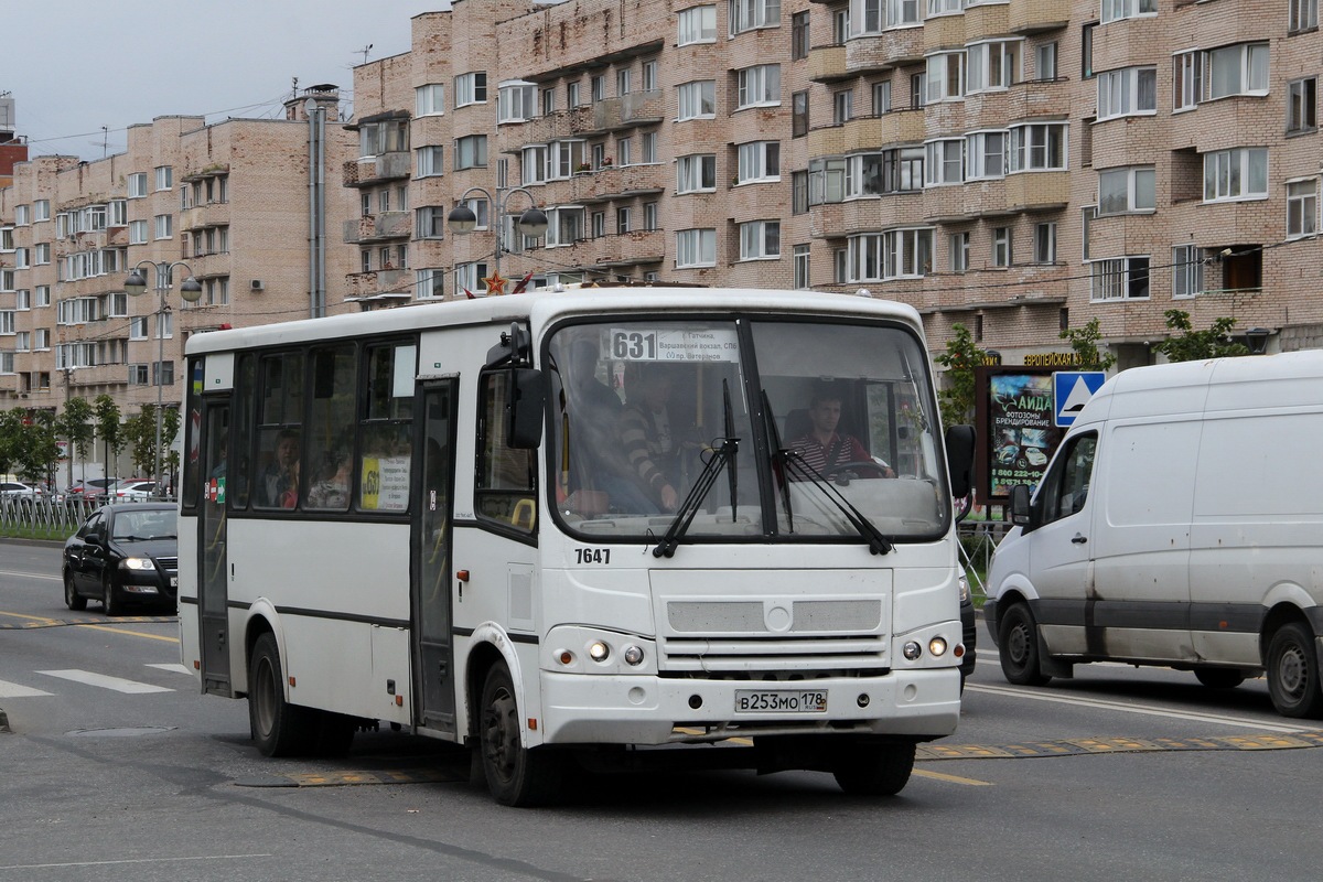 Ленинградская область, ПАЗ-320412-05 № 7647