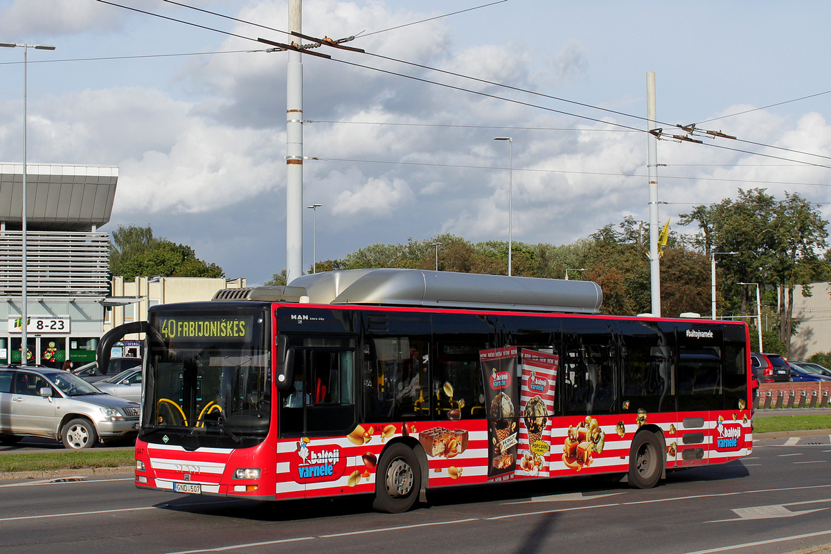 Литва, MAN A21 Lion's City NL273 CNG № 947