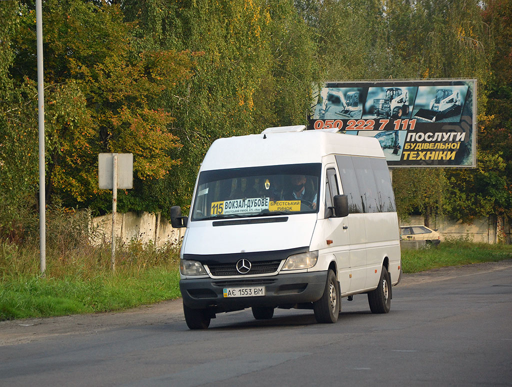 Волынская область, Mercedes-Benz Sprinter W903 311CDI № AC 1553 BM