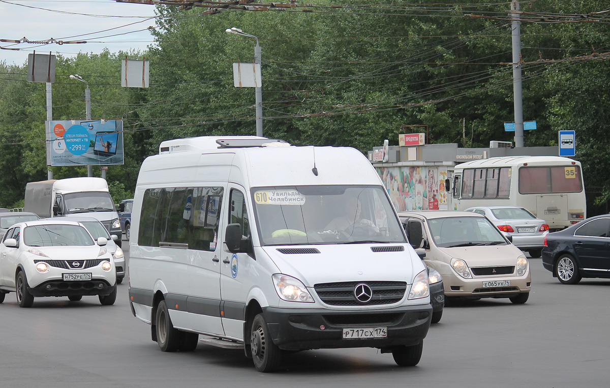 Челябинская область, Луидор-223602 (MB Sprinter) № Р 717 СХ 174