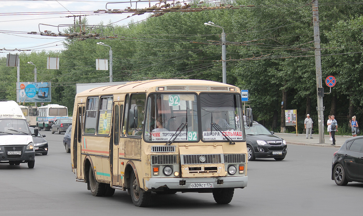 Челябинская область, ПАЗ-32054 № О 309 СТ 174