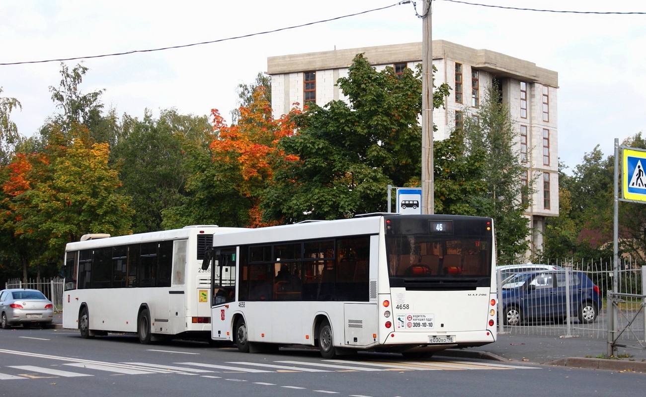 Санкт-Петербург, МАЗ-206.085 № 4658