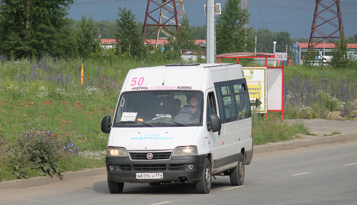 Челябинская область, FIAT Ducato 244 CSMMC-RLL, -RTL № Н 698 КН 174