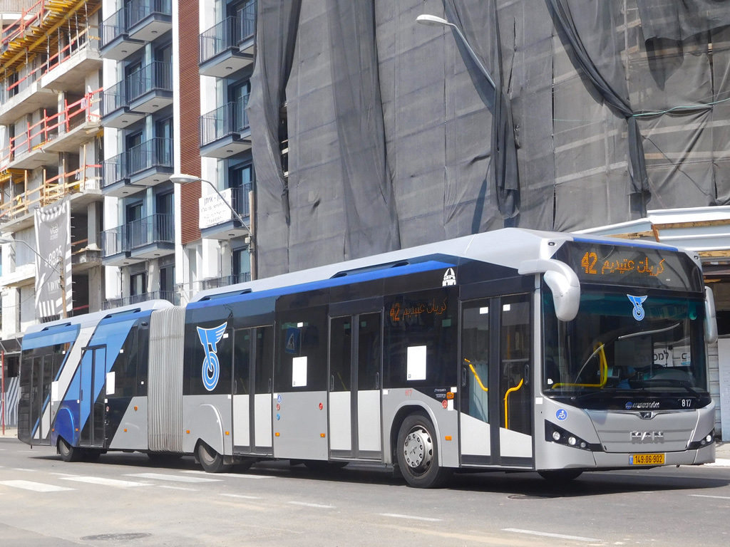 Израиль, Merkavim 3434 Metro Bus № 817