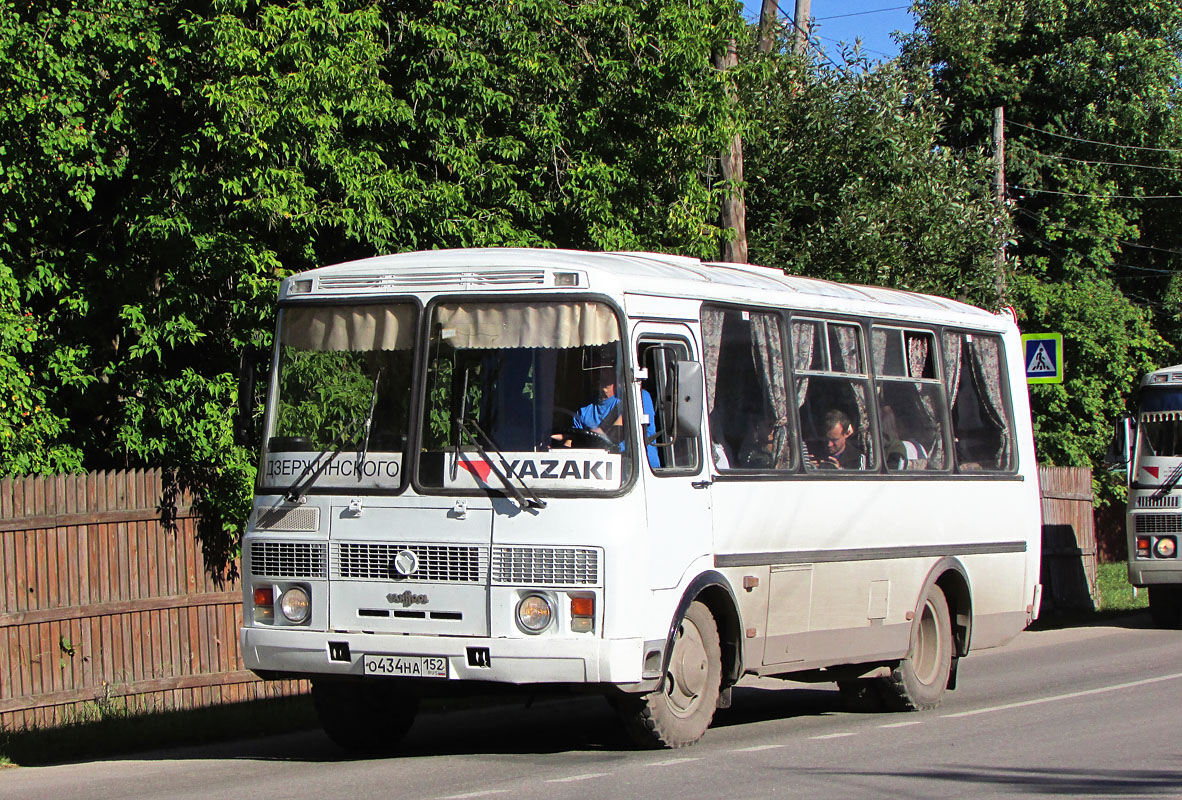 Нижегородская область, ПАЗ-32053 № О 434 НА 152