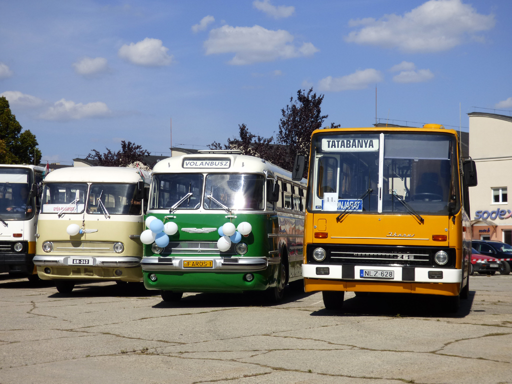 Hungary, Ikarus  55 # P-01640 20; Hungary, Ikarus  55.14 # FAROS-1; Hungary, Ikarus 266.25 # NLZ-628; Hungary — 14. Ikarus Nap, Budapest Mátyásföld (2020)