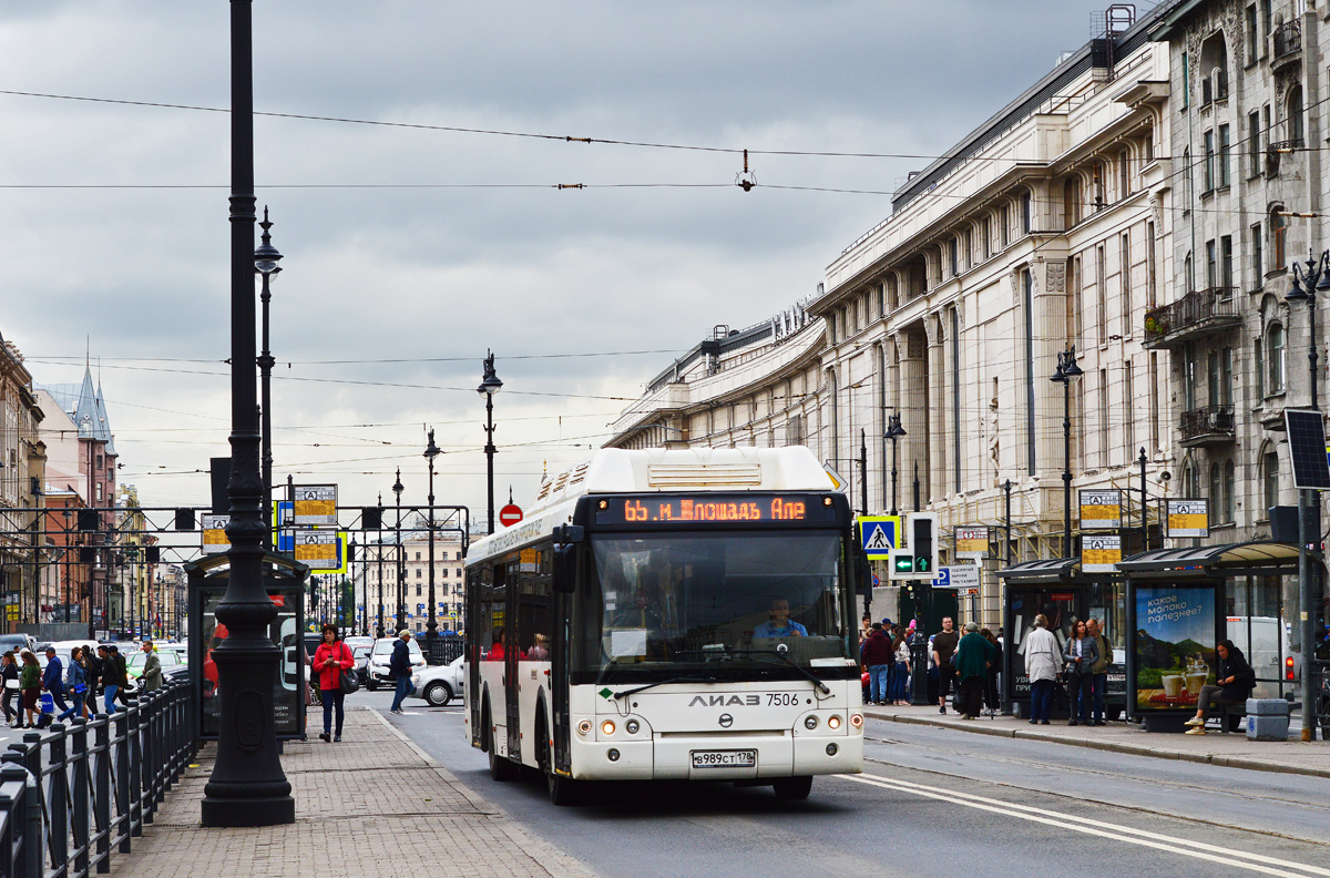 Санкт-Петербург, ЛиАЗ-5292.71 № 7506