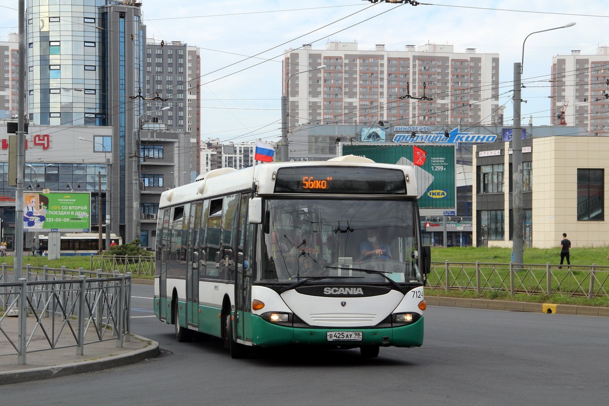 Petrohrad, Scania OmniLink I (Scania-St.Petersburg) č. 7124