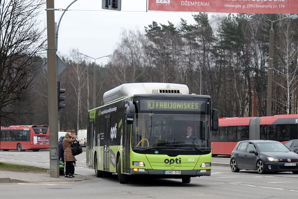 Литва, MAN A21 Lion's City NL273 CNG № 932