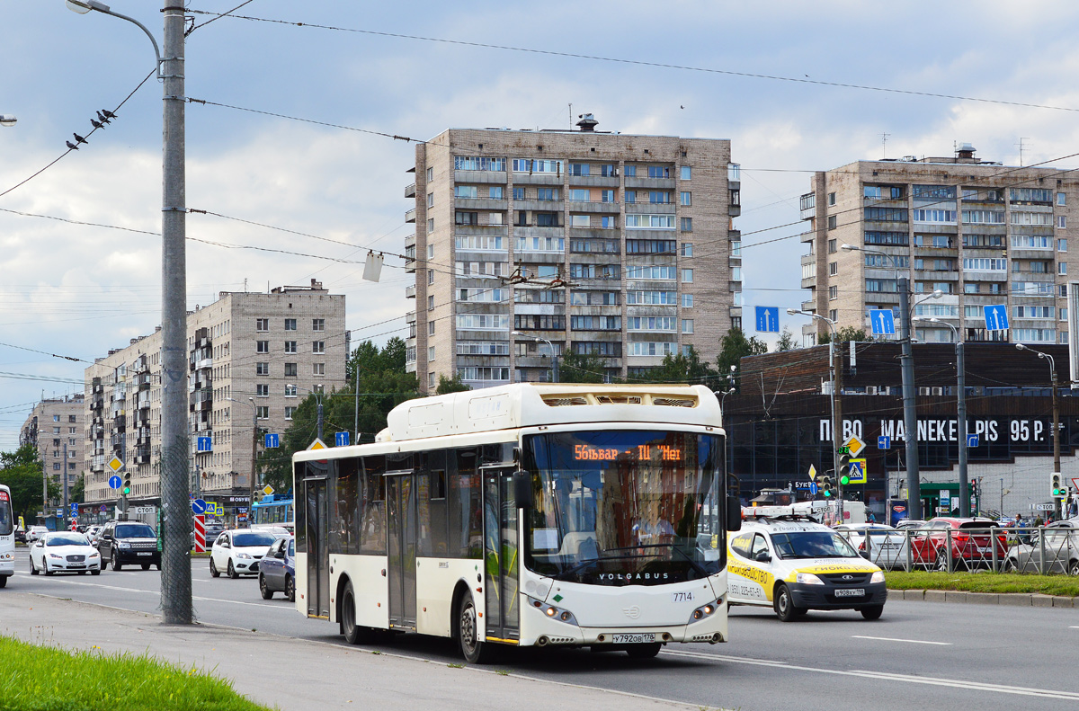 Санкт-Петербург, Volgabus-5270.G2 (CNG) № 7714