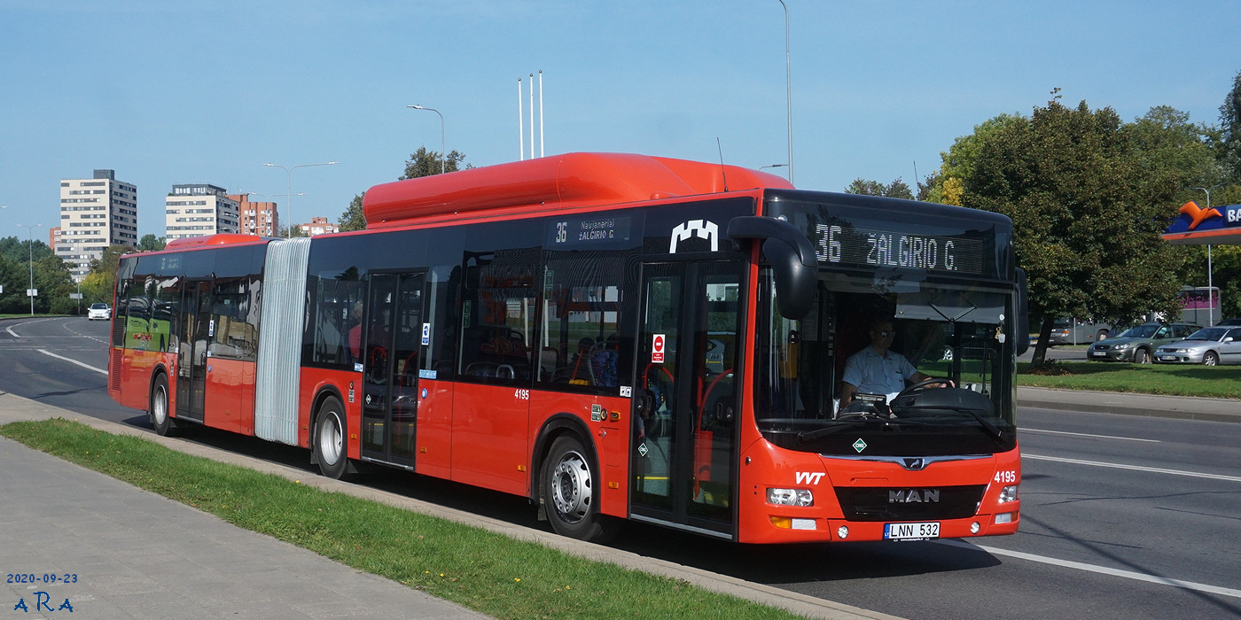 Литва, MAN A23 Lion's City G NG313 CNG № 4195