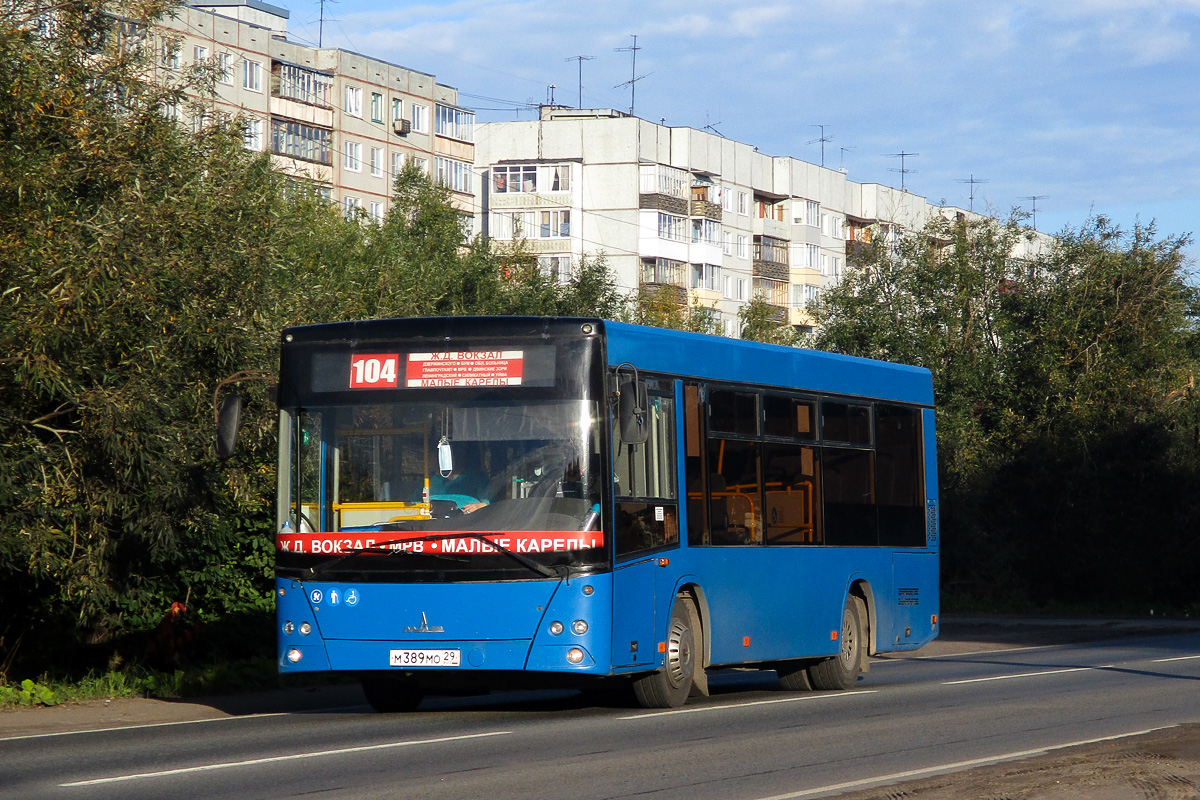 Архангельская область, МАЗ-206.085 № М 389 МО 29