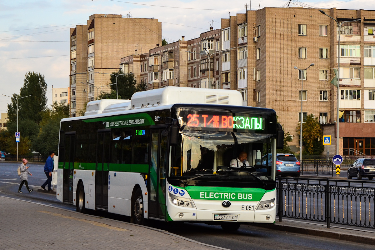 Астана, Yutong E12LF (ZK6128BEVG) (СарыаркаАвтоПром) № E051