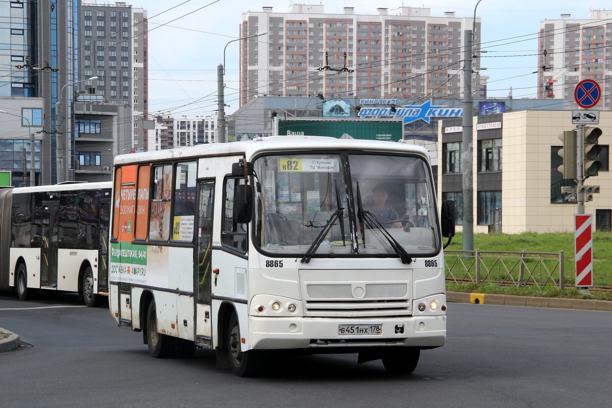 Санкт-Петербург, ПАЗ-320402-05 № 8865