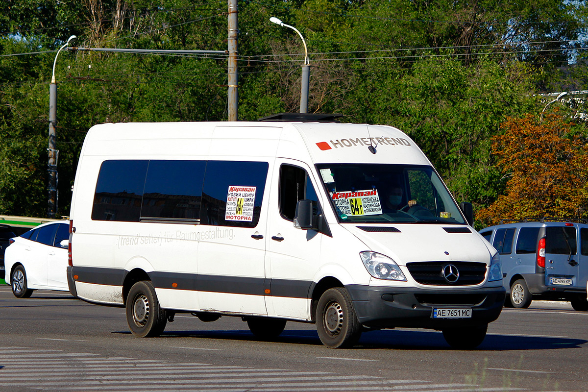 Днепропетровская область, Mercedes-Benz Sprinter W906 313CDI № AE 7651 MC