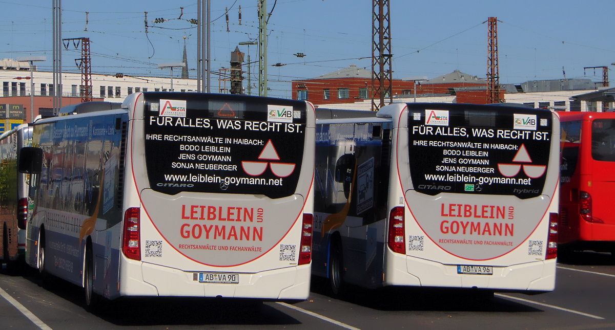 Бавария, Mercedes-Benz Citaro C2 № 190; Бавария, Mercedes-Benz Citaro C2 hybrid № 196