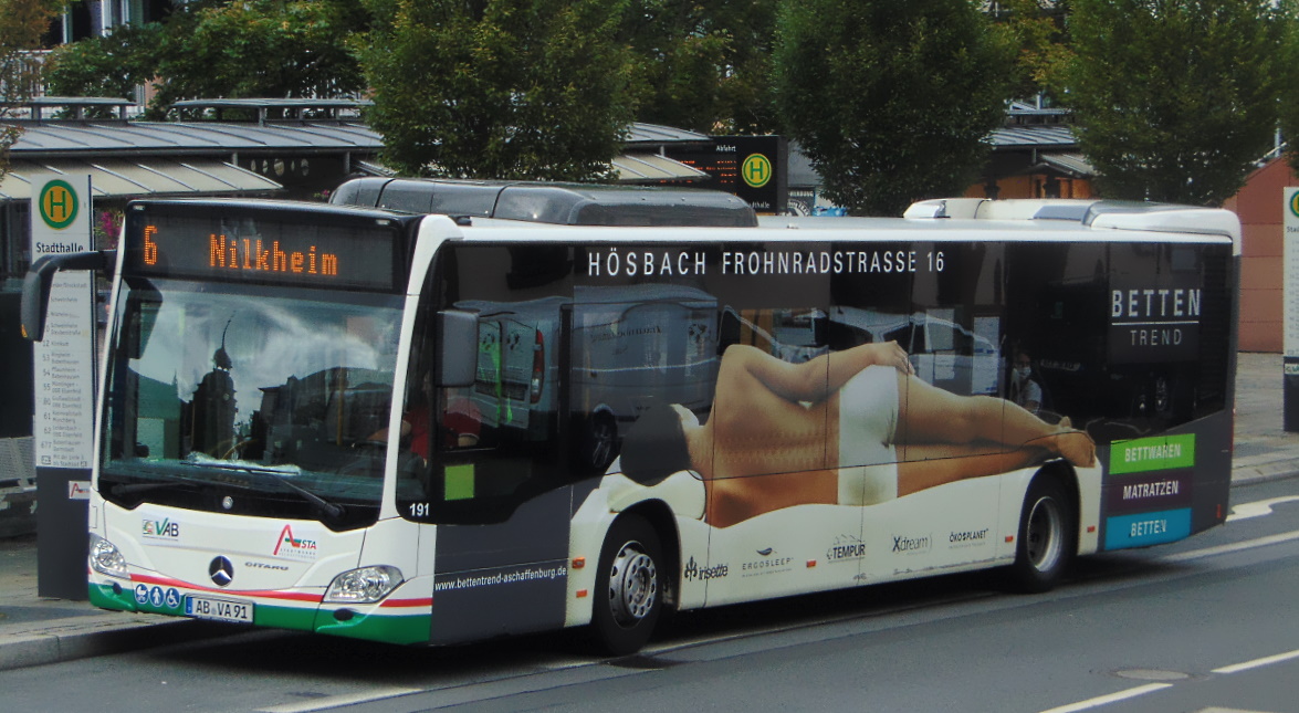 Бавария, Mercedes-Benz Citaro C2 № 191