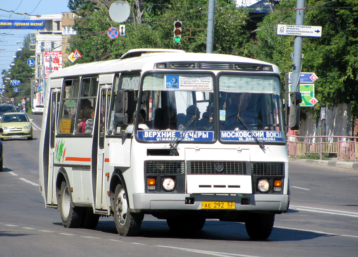 Нижегородская область, ПАЗ-32054 № АЕ 292 52