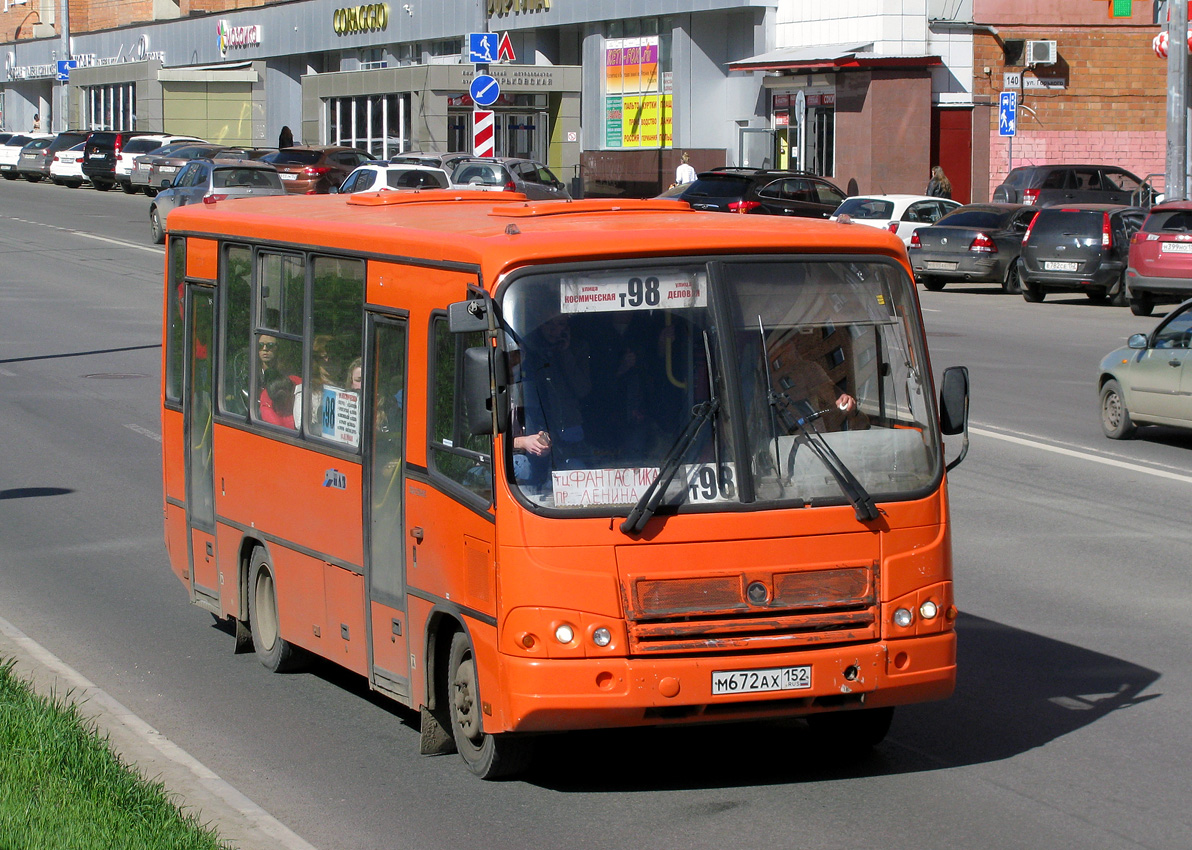 Нижегородская область, ПАЗ-320402-05 № М 672 АХ 152