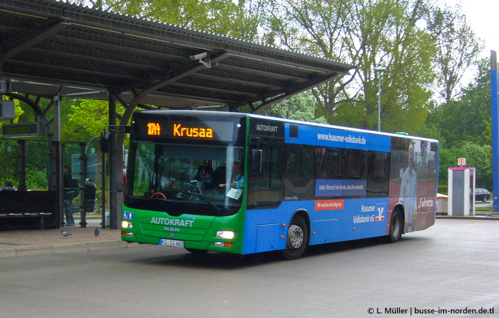 Шлезвиг-Гольштейн, MAN A20 Lion's City Ü NÜ313 № 662