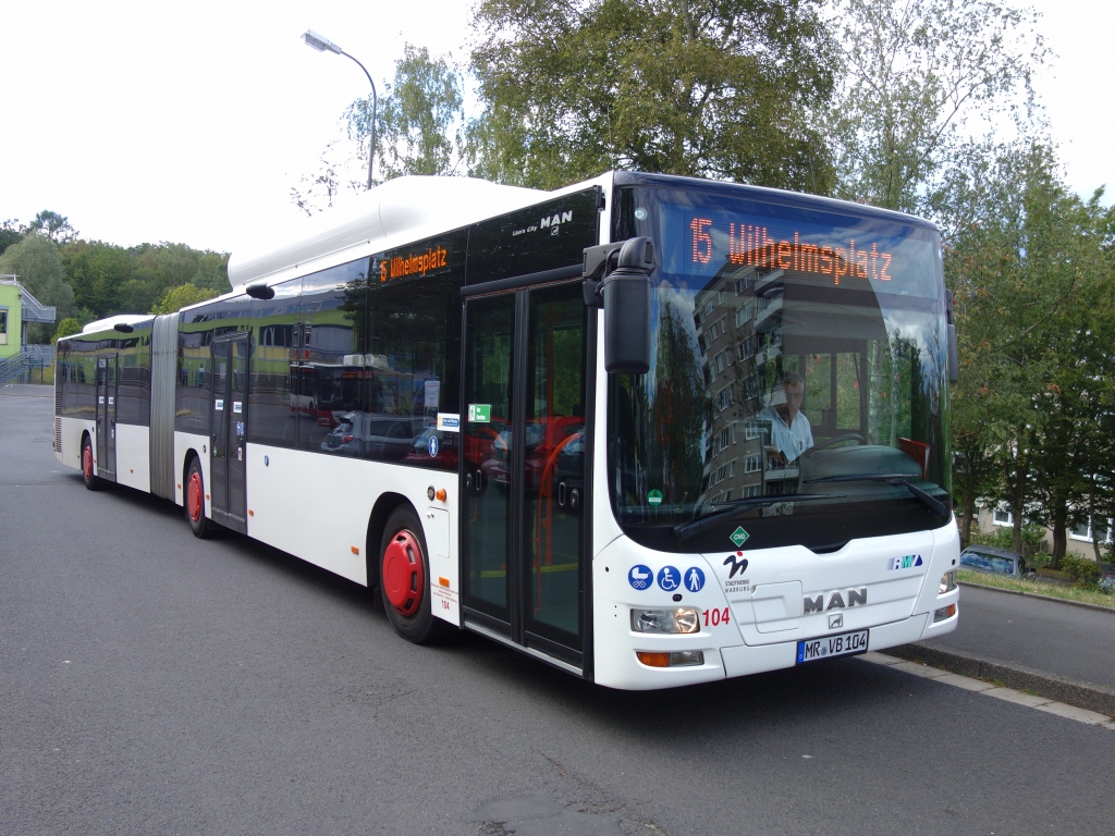 Гессен, MAN A40 Lion's City GL NG313 CNG № 104