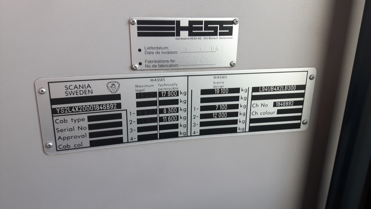 Нижняя Саксония, Hess CO-BOLT 2 № 456