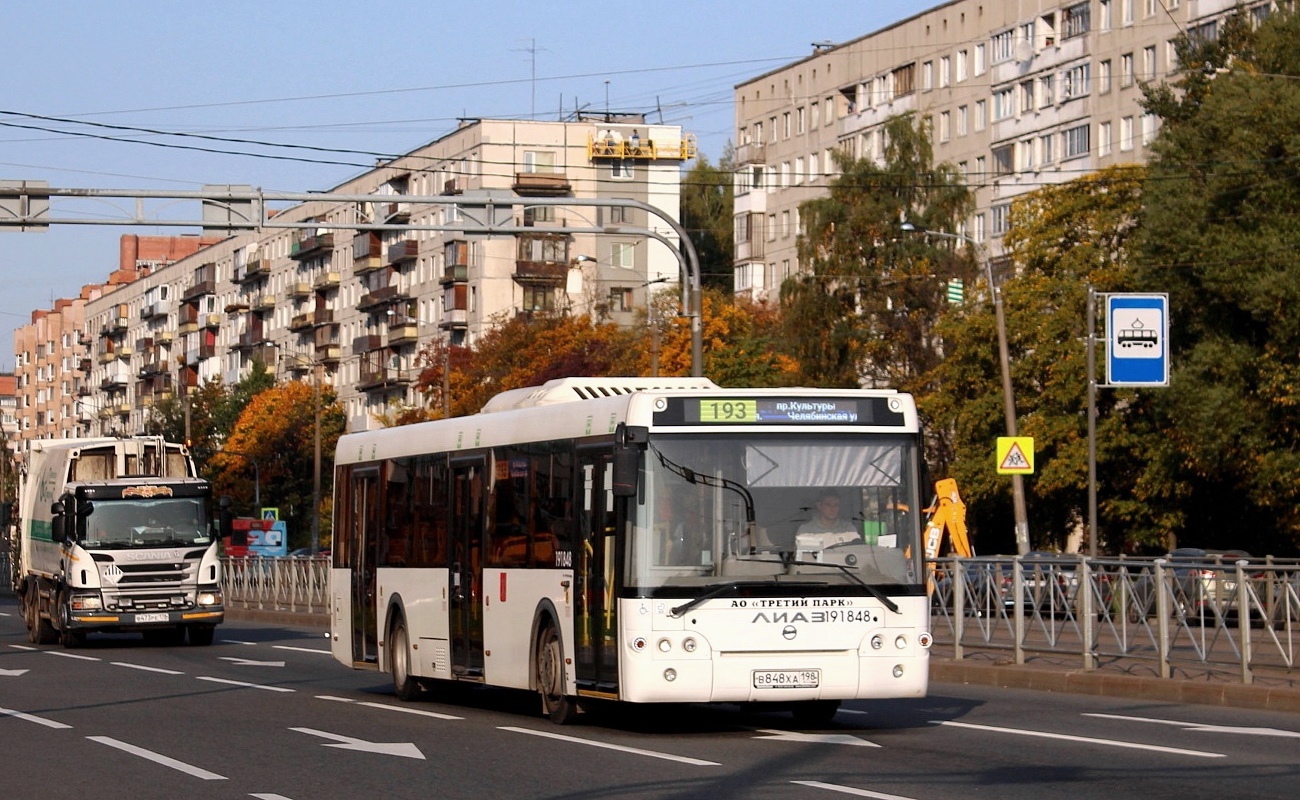 Санкт-Петербург, ЛиАЗ-5292.65 № В 848 ХА 198