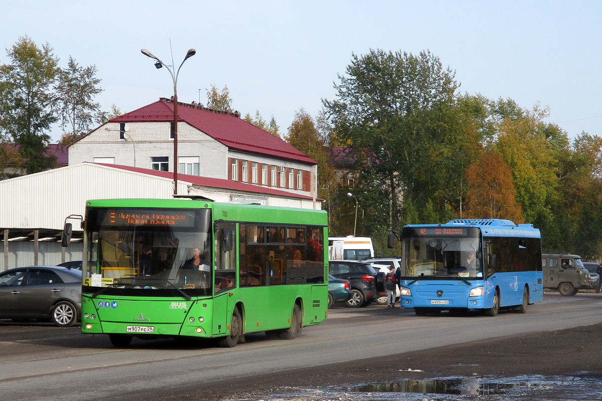 Архангельская область, МАЗ-206.086 № 7023