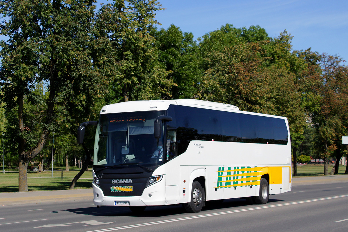 Литва, Scania Touring HD № 476